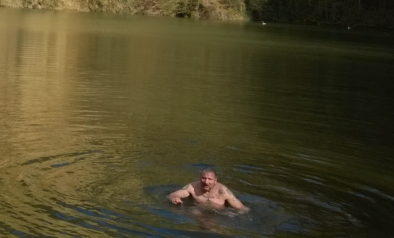 Eisbaden März 2016, Aussen 9Grad