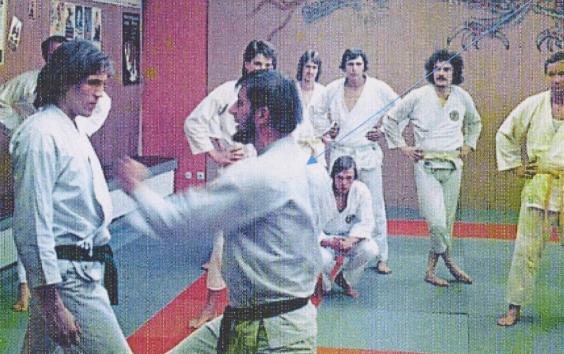 Sensei Norbert Anton Salewski (RIP) in der Sportschule Lothar Nest